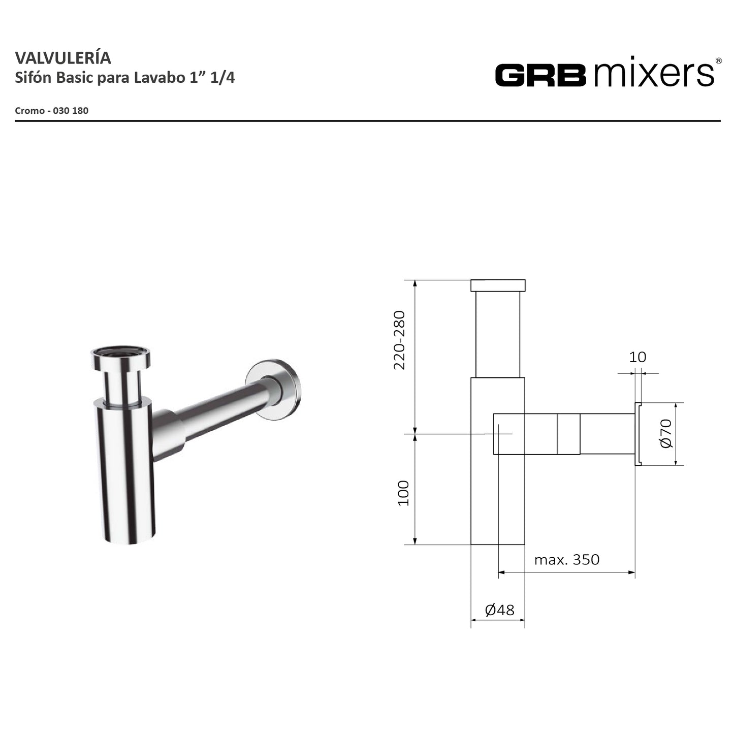 Siphon für Waschbecken