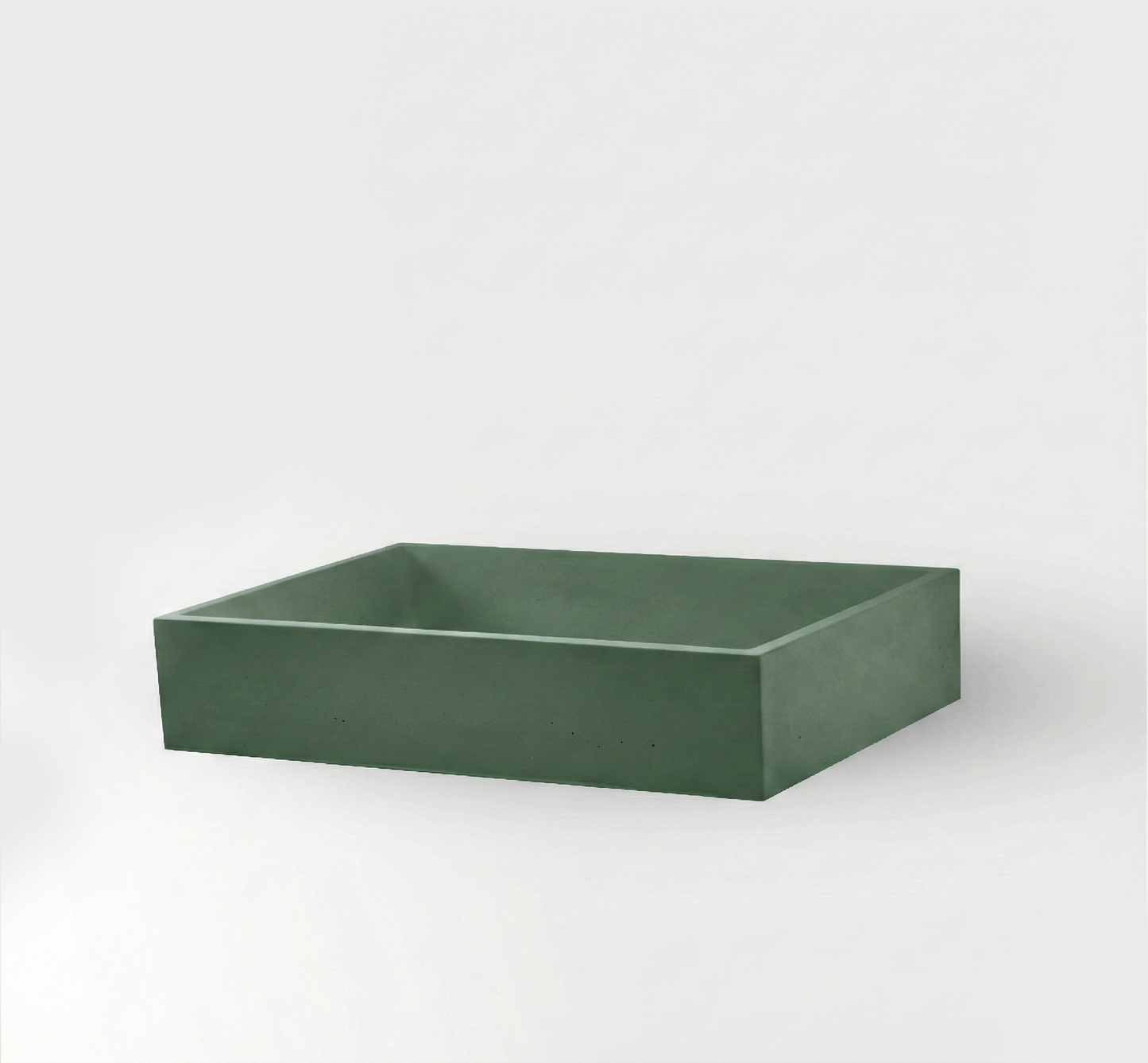 Lavabo de hormigón artesanal sobre encimera Mare — KreaConcrete