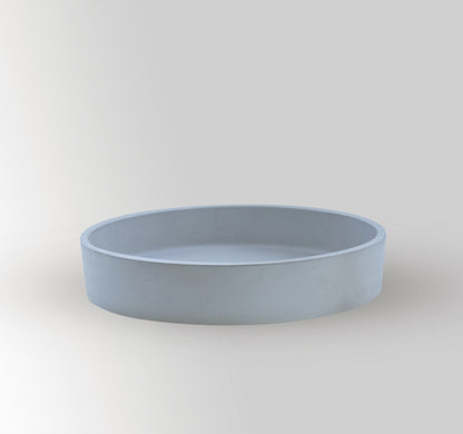 Lavabo de hormigón artesanal sobre encimera Iris — KreaConcrete