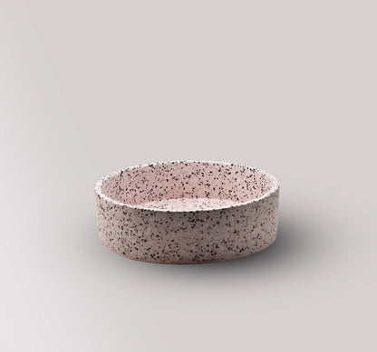 Handmade terrazzo countertop basin Eos Pink — KreaConcrete
