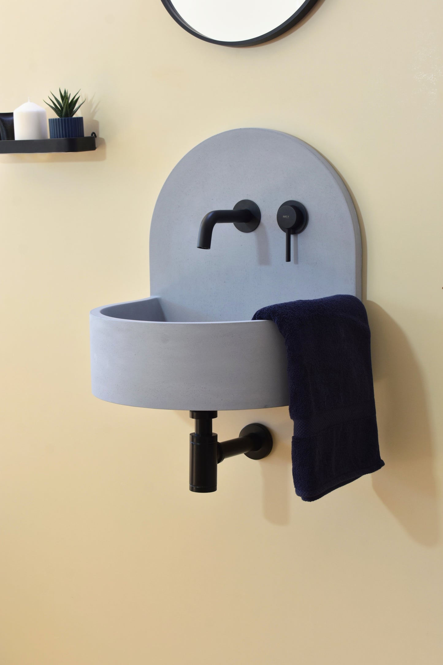 WALL MOUNT CONCRETE BASINS