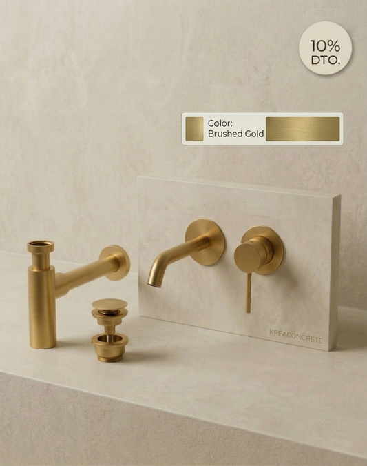 Total Brushed Gold Pack: Essential Kit | KREACONCRETE (Save 10%)