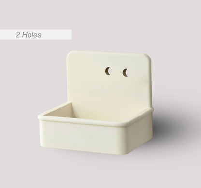 Lavabo mural de hormigón artesanal Dama Crema White — KreaConcrete