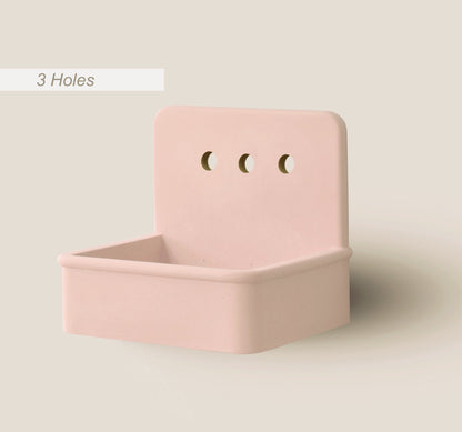 Handmade concrete wall-hung basin Dama Pink — KreaConcrete