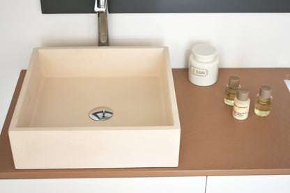 Handmade concrete countertop basin Alba — KreaConcrete