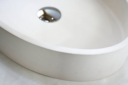 Handmade concrete countertop basin Iris — KreaConcrete