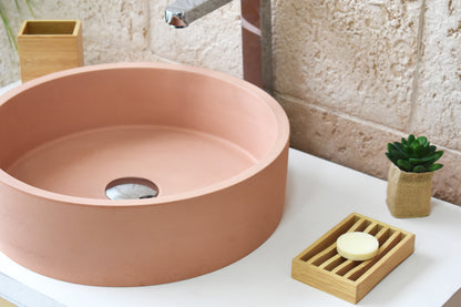 Handmade concrete countertop basin Eos — KreaConcrete