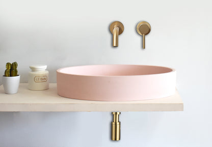 Handmade concrete countertop basin Iris — KreaConcrete
