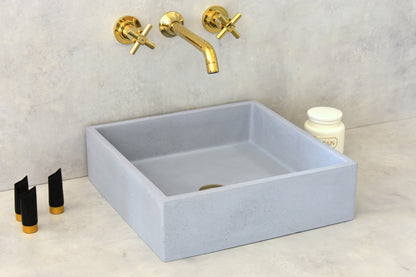 Handmade concrete countertop basin Alba — KreaConcrete