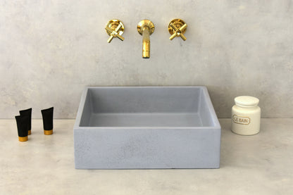 Handmade concrete countertop basin Alba — KreaConcrete