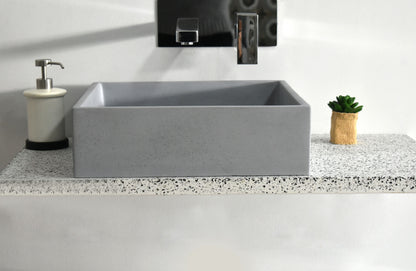 Handmade concrete countertop basin Alba — KreaConcrete
