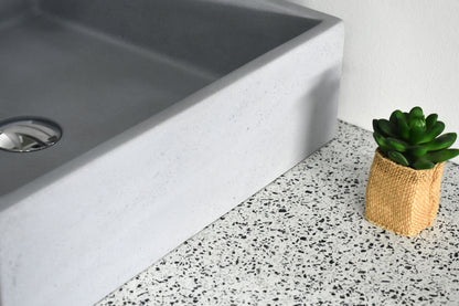 Handmade concrete countertop basin Alba — KreaConcrete
