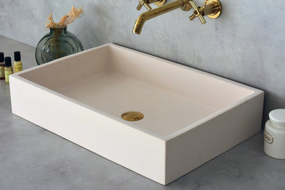 Handmade concrete countertop basin Mare — KreaConcrete