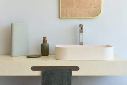 Handmade concrete countertop basin Tulip — KreaConcrete