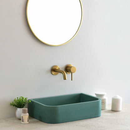 Handmade concrete countertop basin Tulip Mini — KreaConcrete