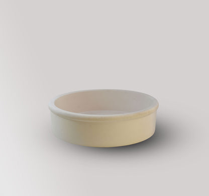 Lavabo de hormigón artesanal sobre encimera Duna — KreaConcrete