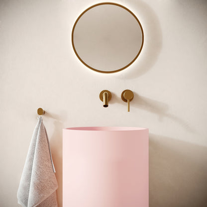 Handmade concrete freestanding pedestal basin Naya — KreaConcrete