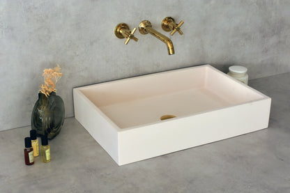 Handmade concrete countertop basin Mare — KreaConcrete