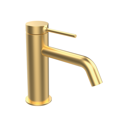 Countertop single-lever faucet Male GRB Mixers Brushed Gold finish — KreaConcrete