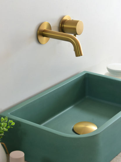Handmade concrete countertop basin Tulip Mini — KreaConcrete
