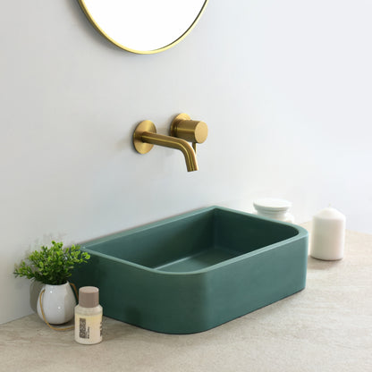 Handmade concrete countertop basin Tulip Mini — KreaConcrete