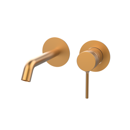 Wall-mounted single-lever faucet Time Copper finish — KreaConcrete