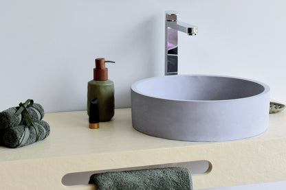 Handmade concrete countertop basin Eos — KreaConcrete