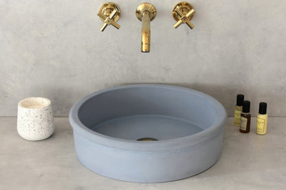 Handmade concrete countertop basin Duna — KreaConcrete