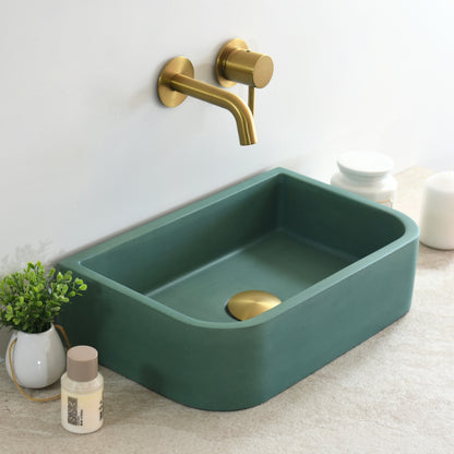 Handmade concrete countertop basin Tulip Mini — KreaConcrete