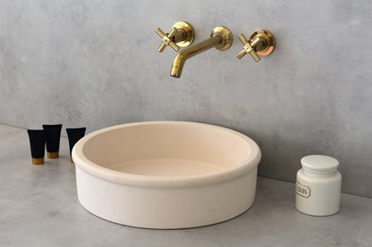 Handmade concrete countertop basin Duna — KreaConcrete